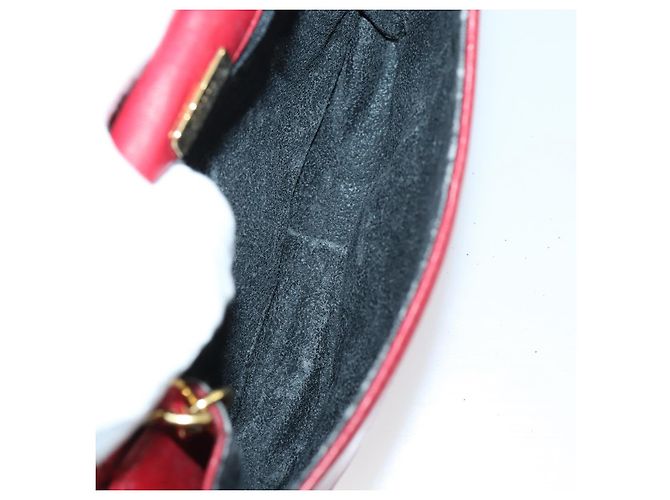 BALLY Borsa a Mano in Pelle PVC 4 Set Nero Rosso Blu Navy Auth bs29555 - vista 25
