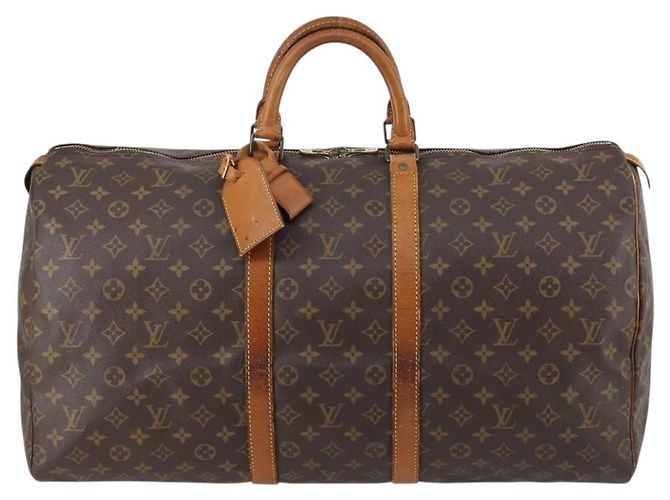 LOUIS VUITTON Borsa Boston Monogram Keepall 55 M41424 LV Auth 145230 Monogramma - vista 13