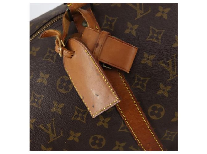 LOUIS VUITTON Borsa Boston Monogram Keepall 55 M41424 LV Auth 145230 Monogramma - vista 19