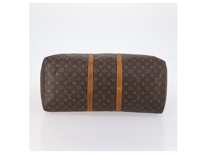 LOUIS VUITTON Borsa Boston Monogram Keepall 55 M41424 LV Auth 145230 Monogramma - vista 5