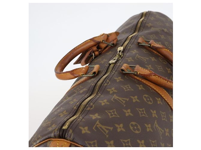 LOUIS VUITTON Borsa Boston Monogram Keepall 55 M41424 LV Auth 145230 Monogramma - vista 6