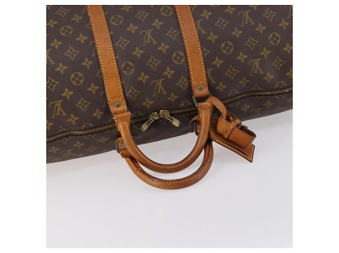 LOUIS VUITTON Borsa Boston Monogram Keepall 55 M41424 LV Auth 145230 Monogramma - vista 7