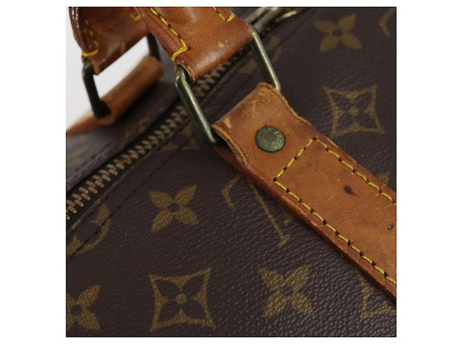 LOUIS VUITTON Borsa Boston Monogram Keepall 55 M41424 LV Auth 145230 Monogramma - vista 9