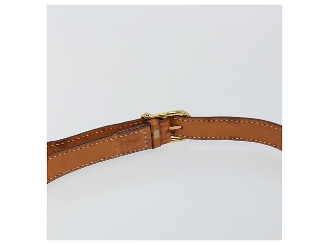 Céline Borsa a spalla circolare in tela Macadam CELINE in pelle PVC marrone oro Auth 147957 D'oro - vista 8