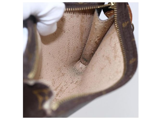 Bucket LOUIS VUITTON Monogramma Secchiello PM Pochette Accessorio LV Auth 147430 - vista 17
