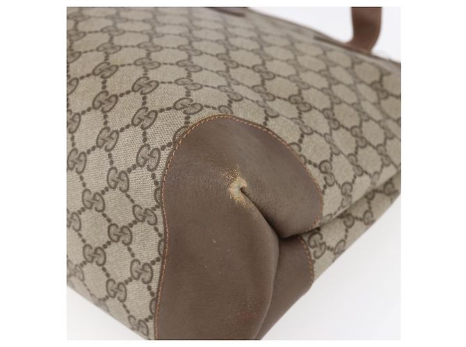 Gucci Borsa Tote GG Supreme in PVC Beige 002 123 0093 Auth ep11324 - vista 10