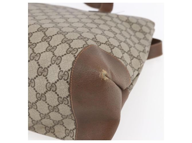 Gucci Borsa Tote GG Supreme in PVC Beige 002 123 0093 Auth ep11324 - vista 12