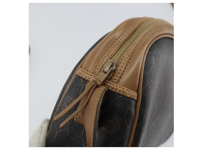 Borsa a spalla in tela a nido d'ape Christian Dior in pelle PVC nera e oro Auth BA7079 - vista 15