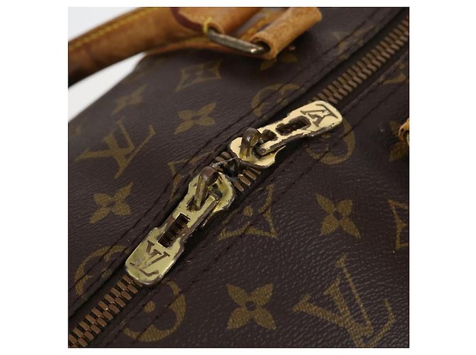 LOUIS VUITTON Monogram Keepall Bandouliere 55 Borsa Boston M41414 LV Auth 145385 Monogramma - vista 10