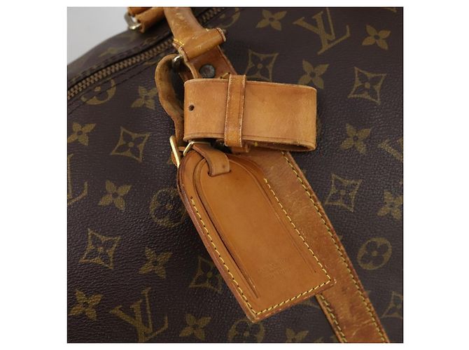 LOUIS VUITTON Monogram Keepall Bandouliere 55 Borsa Boston M41414 LV Auth 145385 Monogramma - vista 19