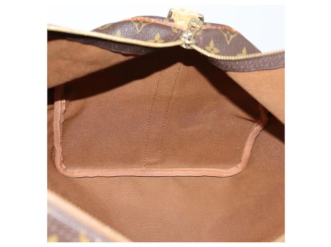 LOUIS VUITTON Monogram Keepall Bandouliere 55 Borsa Boston M41414 LV Auth 145385 Monogramma - vista 20