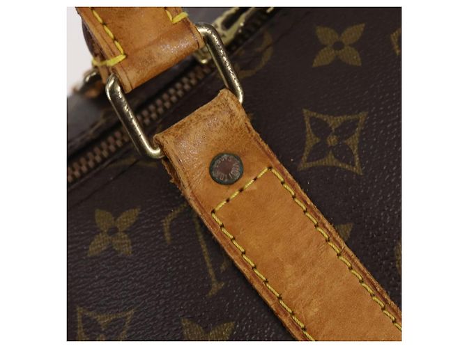 LOUIS VUITTON Monogram Keepall Bandouliere 55 Borsa Boston M41414 LV Auth 145385 Monogramma - vista 9