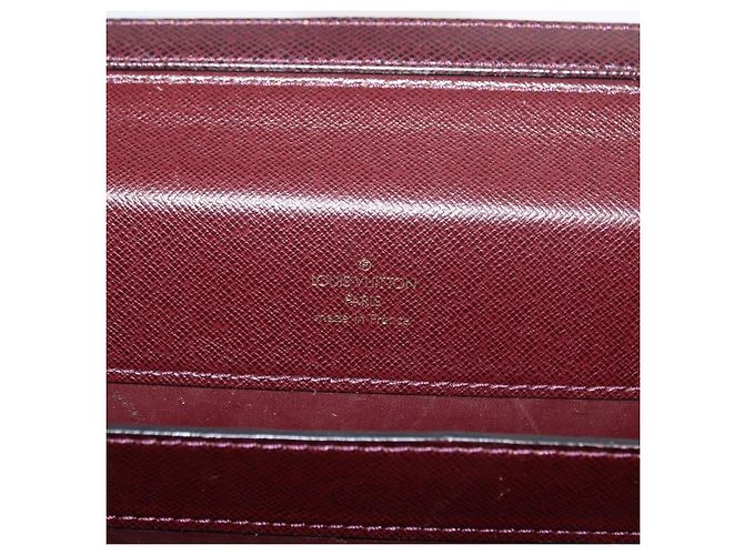 LOUIS VUITTON Briefcase Ural in Pelle Taiga Acajou M30026 LV Auth th6414 Marrone - vista 18