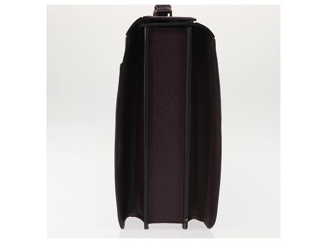 LOUIS VUITTON Briefcase Ural in Pelle Taiga Acajou M30026 LV Auth th6414 Marrone - vista 4