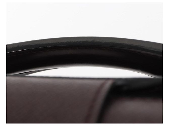 LOUIS VUITTON Briefcase Ural in Pelle Taiga Acajou M30026 LV Auth th6414 Marrone - vista 8