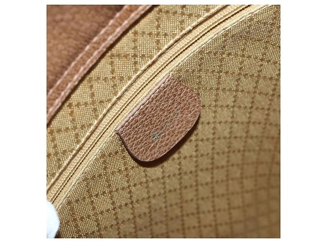 Borsa a Mano GUCCI Bamboo Camoscio Marrone Oro 002 2855 0322 0 Auth bs29507 D'oro - vista 14