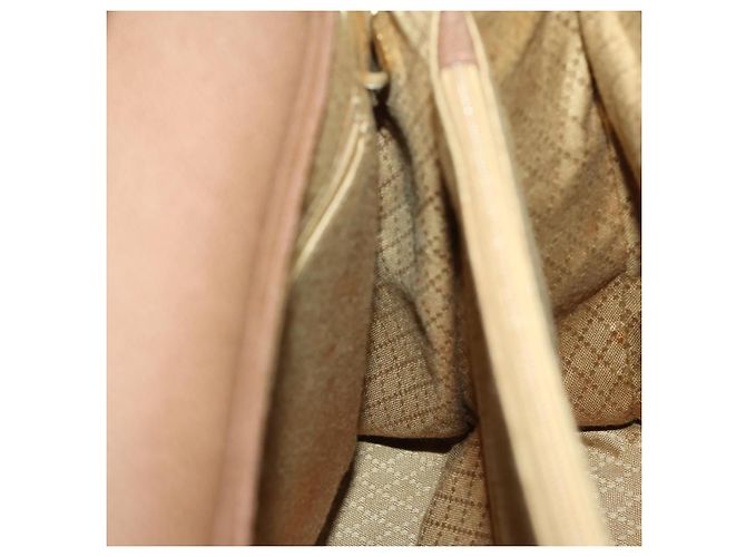 Borsa a Mano GUCCI Bamboo Camoscio Marrone Oro 002 2855 0322 0 Auth bs29507 D'oro - vista 16