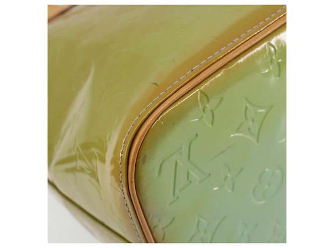 LOUIS VUITTON Borsa a Mano Monogram Vernis Houston Blu Baby M91005 LV Auth 150110 Blu chiaro - vista 17