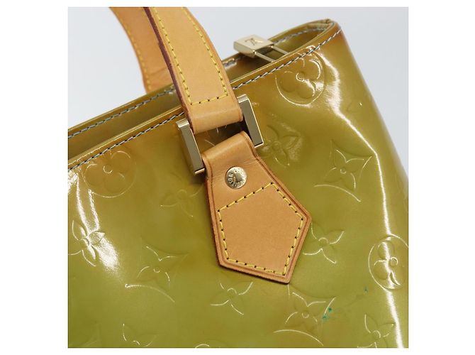 LOUIS VUITTON Borsa a Mano Monogram Vernis Houston Blu Baby M91005 LV Auth 150110 Blu chiaro - vista 18