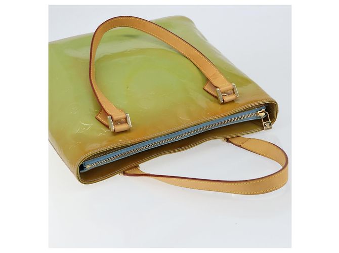 LOUIS VUITTON Borsa a Mano Monogram Vernis Houston Blu Baby M91005 LV Auth 150110 Blu chiaro - vista 6