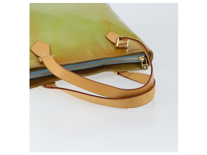 LOUIS VUITTON Borsa a Mano Monogram Vernis Houston Blu Baby M91005 LV Auth 150110 Blu chiaro - vista 7