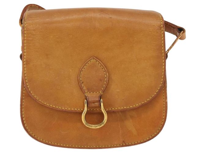 LOUIS VUITTON Borsa a Spalla Saint Cloud PM in Pelle Nomad Beige LV Auth gh1044 - vista 13