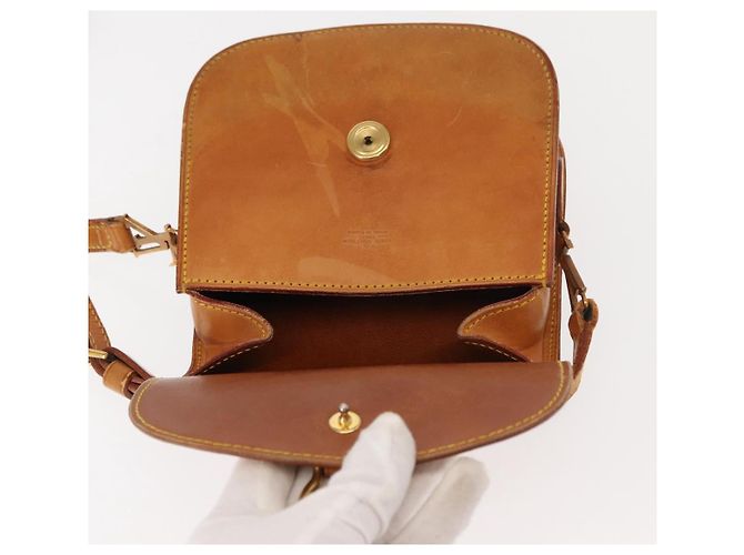 LOUIS VUITTON Borsa a Spalla Saint Cloud PM in Pelle Nomad Beige LV Auth gh1044 - vista 18