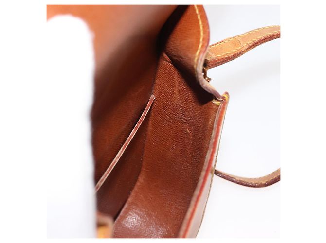 LOUIS VUITTON Borsa a Spalla Saint Cloud PM in Pelle Nomad Beige LV Auth gh1044 - vista 20