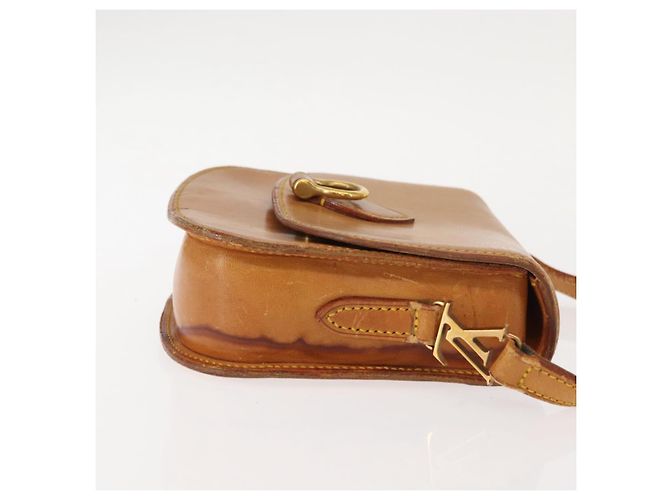 LOUIS VUITTON Borsa a Spalla Saint Cloud PM in Pelle Nomad Beige LV Auth gh1044 - vista 3