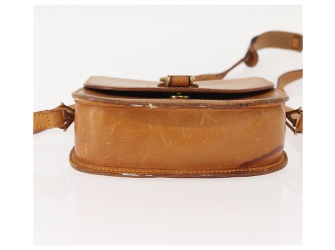 LOUIS VUITTON Borsa a Spalla Saint Cloud PM in Pelle Nomad Beige LV Auth gh1044 - vista 5