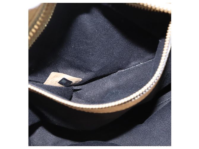 Chloé Borsa a mano in pelle Chloe Etel 2 vie beige oro Auth BA7364 D'oro - vista 21