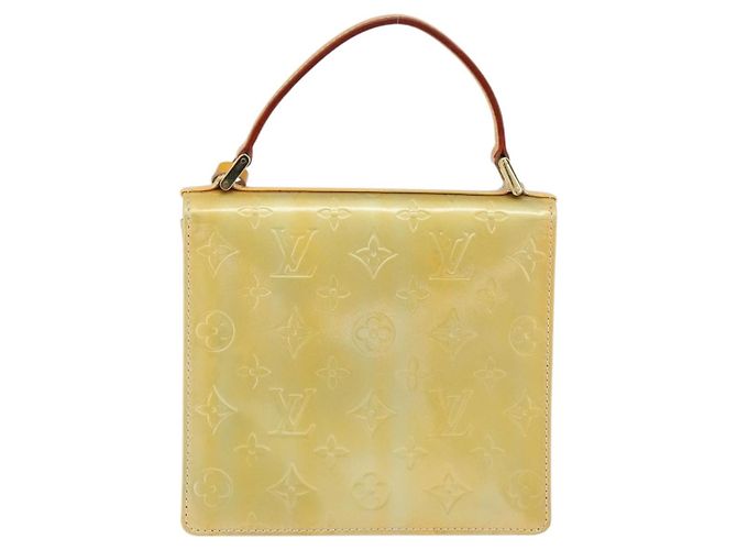 LOUIS VUITTON Borsa a mano Spring Street Monogram Vernis Grigio M91029 LV Auth 149160 - vista 2