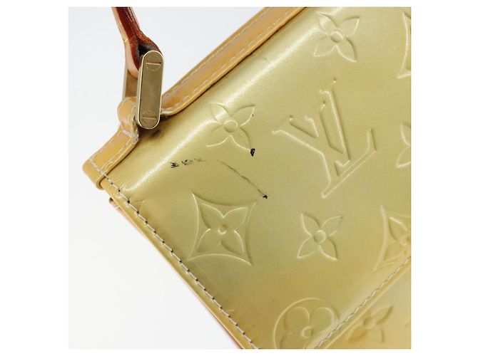 LOUIS VUITTON Borsa a mano Spring Street Monogram Vernis Grigio M91029 LV Auth 149160 - vista 9