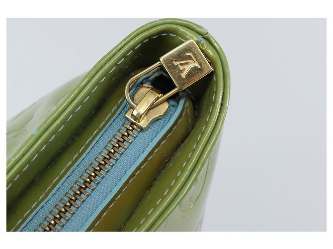 LOUIS VUITTON Borsa a Mano Monogram Vernis Houston Blu Baby M91005 LV Auth gh1056 Blu chiaro - vista 18