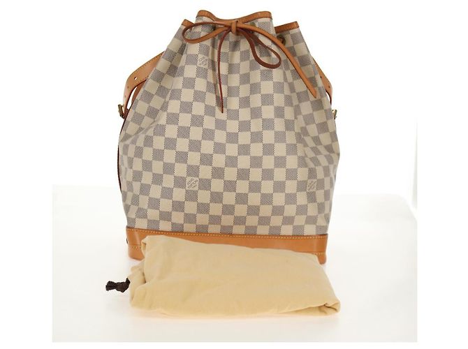 LOUIS VUITTON Borsa a Spalla Noe Damier Azur N42222 LV Auth 138518V - vista 12