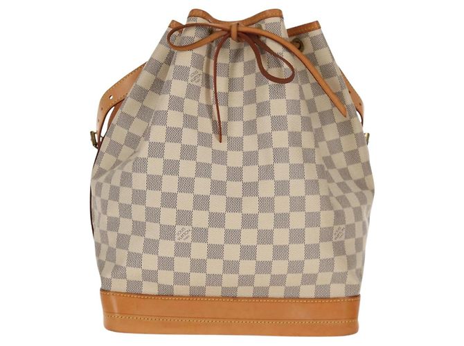 LOUIS VUITTON Borsa a Spalla Noe Damier Azur N42222 LV Auth 138518V - vista 13