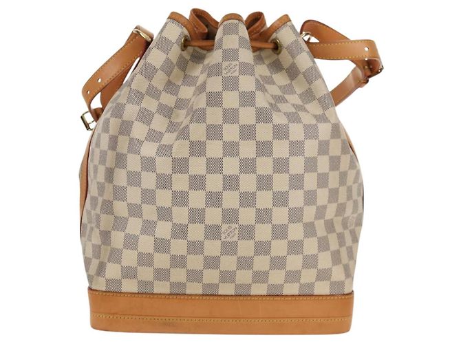 LOUIS VUITTON Borsa a Spalla Noe Damier Azur N42222 LV Auth 138518V - vista 2