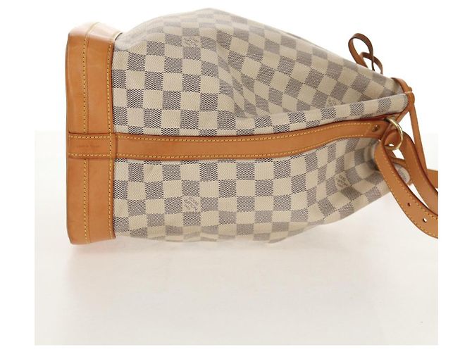 LOUIS VUITTON Borsa a Spalla Noe Damier Azur N42222 LV Auth 138518V - vista 4