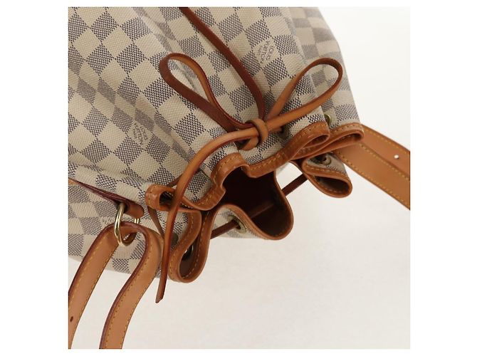 LOUIS VUITTON Borsa a Spalla Noe Damier Azur N42222 LV Auth 138518V - vista 6