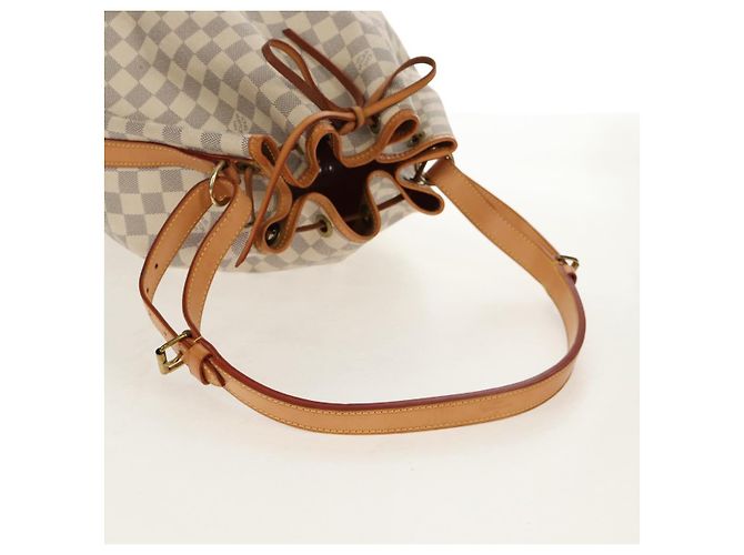 LOUIS VUITTON Borsa a Spalla Noe Damier Azur N42222 LV Auth 138518V - vista 7