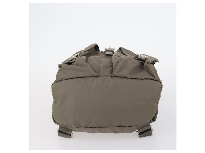 PRADA Backpack Nylon Gray Silver Auth bs30075 Brown Silvery - view 5