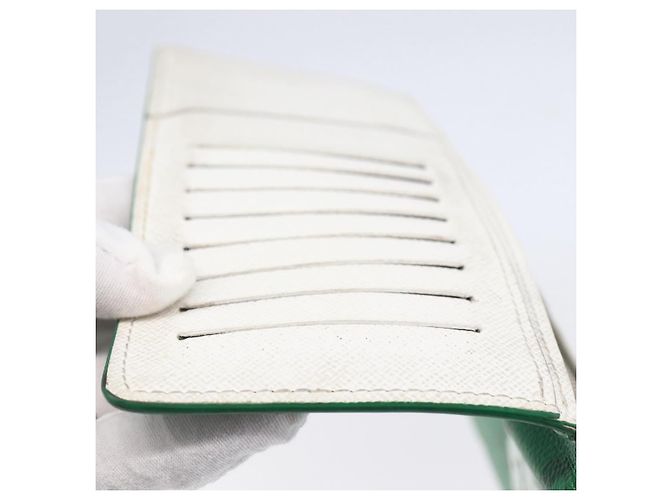 LOUIS VUITTON Monedero Brazza Monogram Everyday Verde M80801 LV Auth 149234 Monograma - vista 10