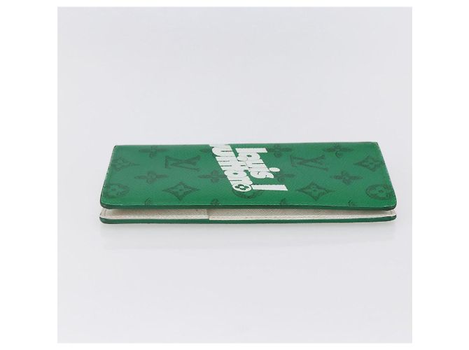LOUIS VUITTON Monedero Brazza Monogram Everyday Verde M80801 LV Auth 149234 Monograma - vista 3