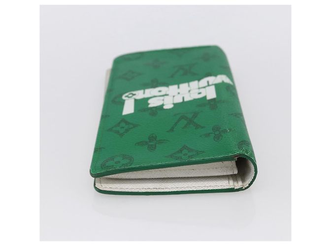 LOUIS VUITTON Monedero Brazza Monogram Everyday Verde M80801 LV Auth 149234 Monograma - vista 5