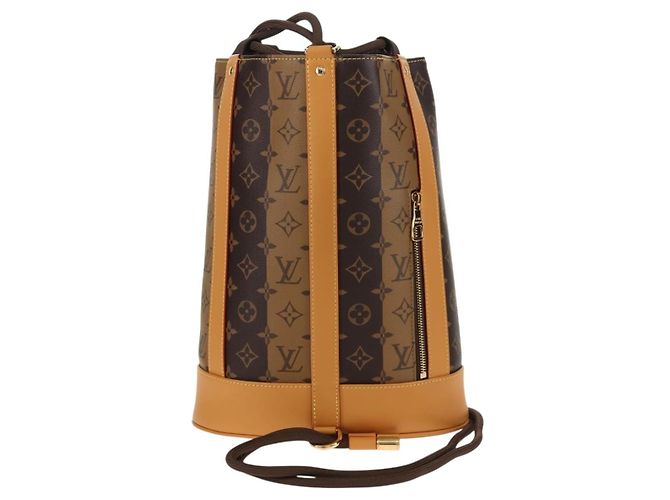 LOUIS VUITTON Borsa Messenger Randonnee Eclipse Stripe LVxNIGO M45968 Auth 148521M Monogramma - vista 2