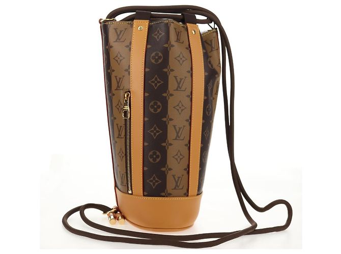 LOUIS VUITTON Borsa Messenger Randonnee Eclipse Stripe LVxNIGO M45968 Auth 148521M Monogramma - vista 4