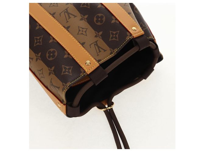 LOUIS VUITTON Borsa Messenger Randonnee Eclipse Stripe LVxNIGO M45968 Auth 148521M Monogramma - vista 6