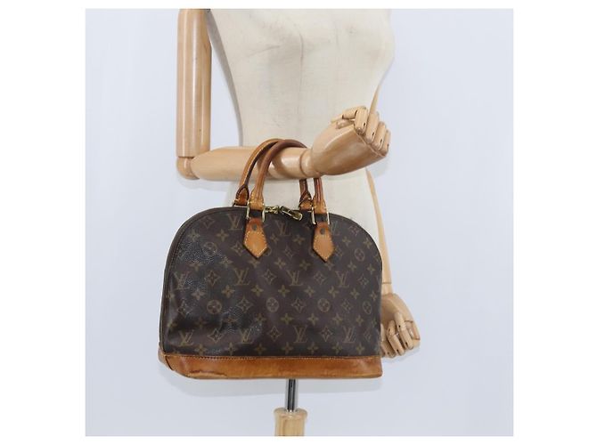 LOUIS VUITTON Borsa a Mano Monogram Alma M51130 LV Auth BA7155 Monogramma - vista 21
