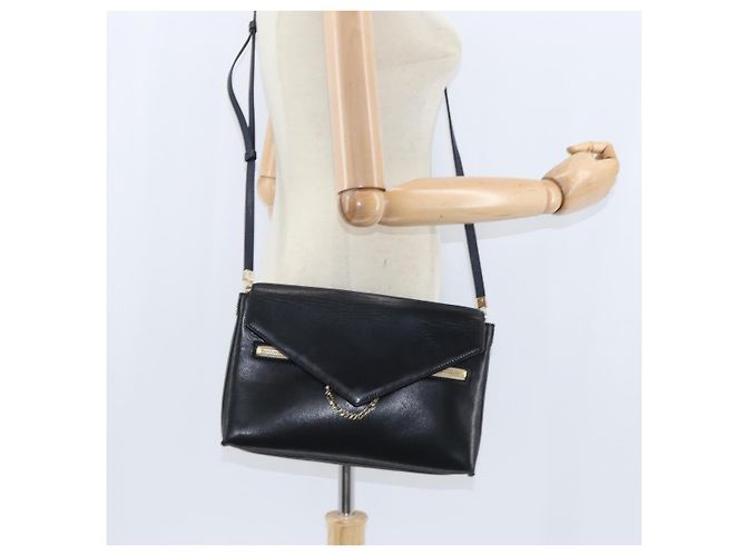 Chloé Borsa a Spalla Chloe in Pelle Blu Navy Oro Auth BA7371 D'oro - vista 21