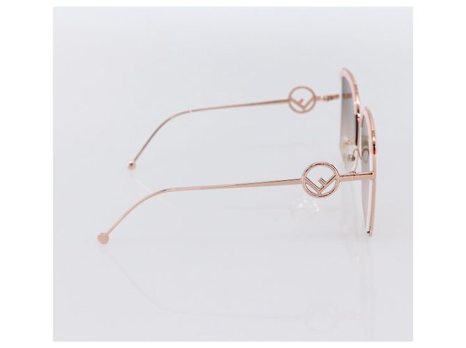Gafas de sol FENDI de plástico Rosa Auth bs30356 - vista 4